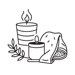 Cozy Coloring page, Line art, Bold and easy image, coloring sheet isolated vector illustration