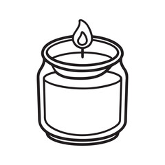 Cozy Coloring page, Line art, Bold and easy image, coloring sheet isolated vector illustration