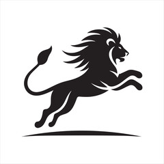 vector image of a lion