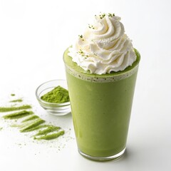 Creamy and Vibrant Matcha Smoothie A Refreshing Superfood Drink for Wellness and Nutrition