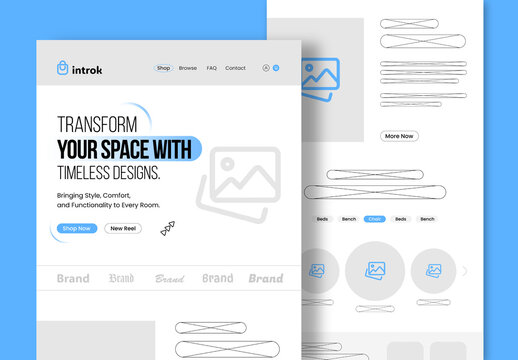 Website Landing Page Design Template
