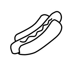 Long Sausage in Tasty Bread