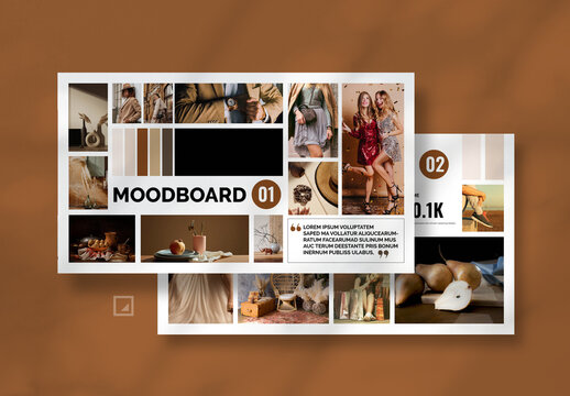 Colorful Moodboard Layout