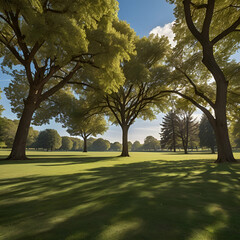 Fototapeta premium trees in the park