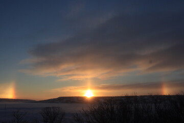 Winter Saskatchewan Scenery with animals, frost, fog, abandoned places, churches and more.