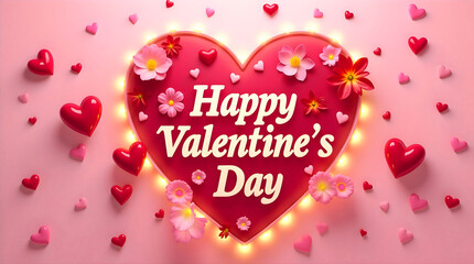 valentines day, card, pink, vector, happy, romance, holiday, illustration, design, symbol, decoration, romantic, art, shape, valentines, celebration, greeting, valentines day, hearts, red, wedding, gi