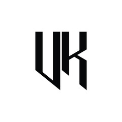 UK monogram logo design letter text name symbol monochrome logotype alphabet character simple logo
