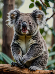 Naklejka premium Koala bear clipart.