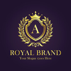 Luxury Gold Monogram Logo Design