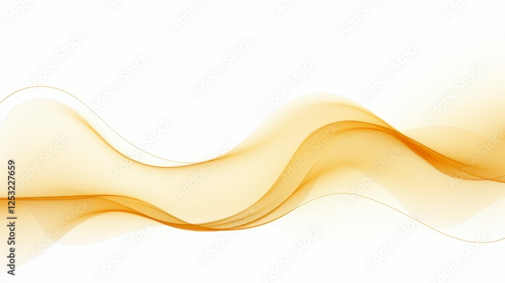 Poster elegant gold thread gradient design transitioning from dense to sparse for a modern aesthetic