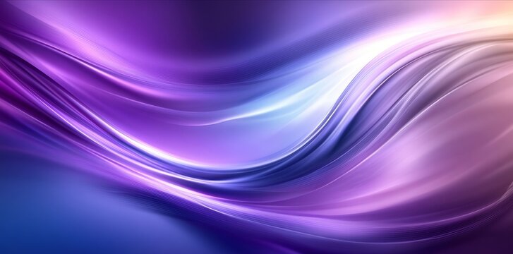 Abstract Purple and Blue Swirling Wave Background