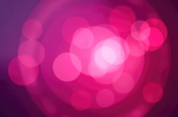 abstract blurred double exposure circle light beautiful pink background for design