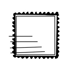 Postal stamp vector grunge set