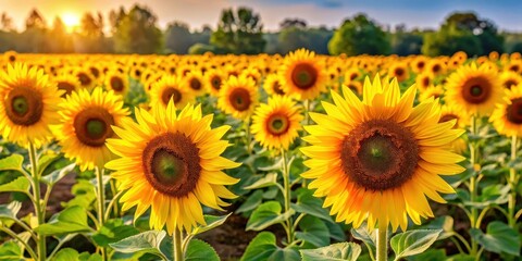 Fototapeta premium Field of tall
