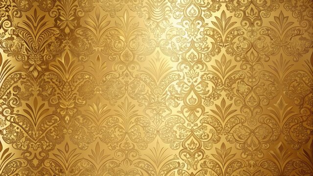 Luxury gold foil background with intricate patterns and subtle light reflections, creating a sense of opulence and grandeur , luxury, gold foil