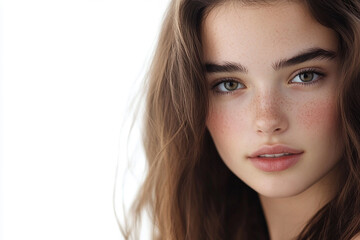 Fototapeta premium close up portrait of a woman 