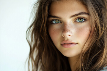 Fototapeta premium close up portrait of a woman 