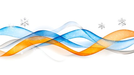 Flowing waves of color