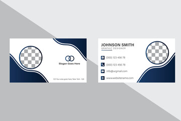 New modern business card design template 