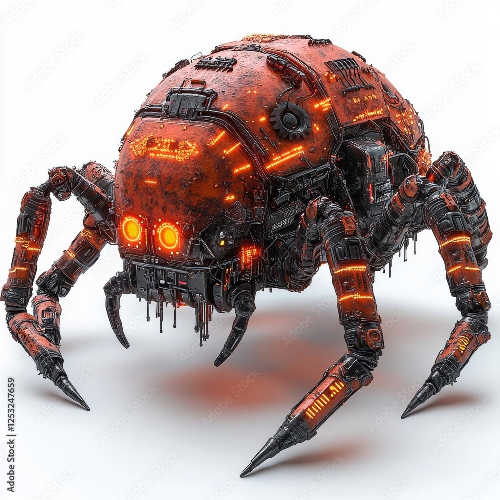 Poster computer hacked, system error, virus, cyber attack, malware concept. danger symbol. 3d rendering. , 