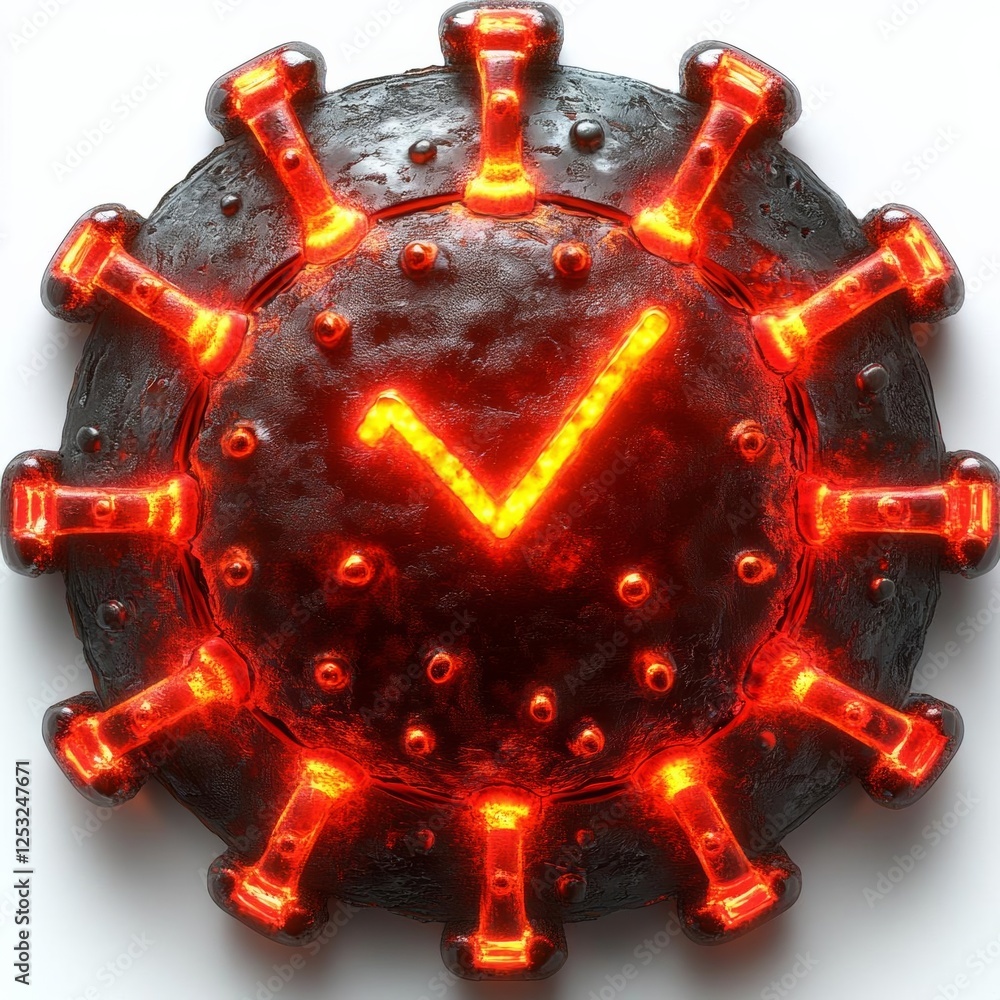 Poster computer hacked, system error, virus, cyber attack, malware concept. danger symbol. 3d rendering. , 