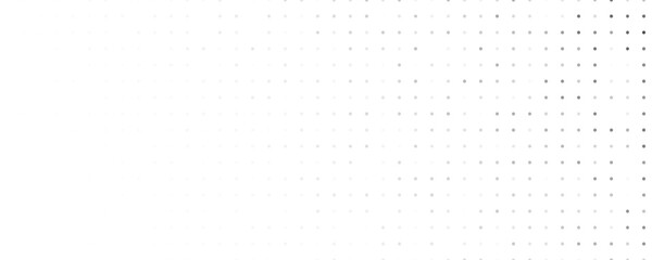 Monochrome halftone background with dots