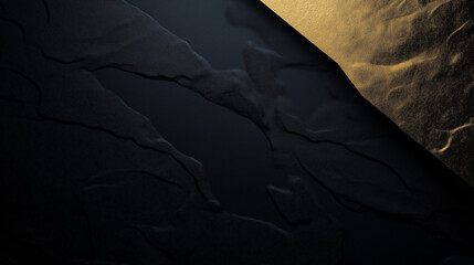 Dark, textured background with subtle hints of gold and orange light shining through from the right, creating a dramatic and elegant contrast with a warm, mysterious glow.