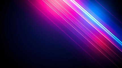 Fototapeta premium Vibrant Neon Abstract Background with Glowing Diagonal Lines