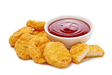 Crispy Chicken Nuggets served with a flavorful Dipping Sauce for an enjoyable meal and snack