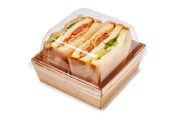 Enjoy our delicious sandwiches crafted with care and served in ecofriendly packaging