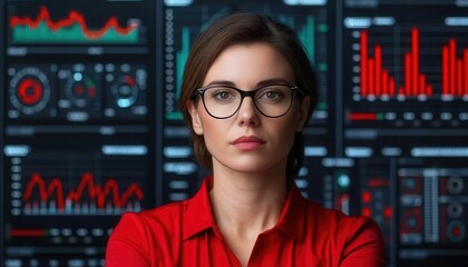 inventory management forecast reporting. Professional team analyzing forecast reports and inventory data on large digital screens in a modern workspace