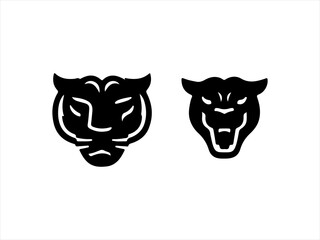 Fototapeta premium panther logo set design