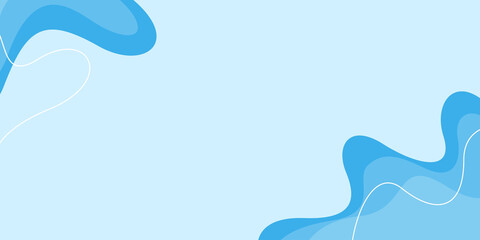 Abstract Blue Wave Background: A minimalist abstract design featuring flowing blue wave elements and delicate white lines, creating a sense of fluidity and calm, perfect for a modern aesthetic.