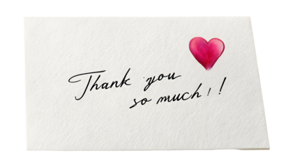 legant Cream Note Card With Handwritten Gratitude Message