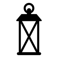 Lantern icon isolated on white background