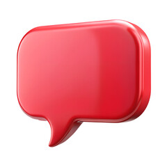 red speech bubble png
