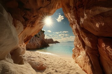 sky sand holiday travel nature sea beautiful beach tourism cliff sunlight natural seascape holidayrock .