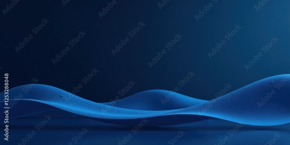 Poster Abstract Blue Undulating Surface Texture A Smooth, Textured Background Ideal for Design Projects and Presentations