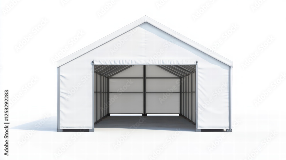 Aufkleber shelter structure : a robust outdoor structure, designed with a focus on functionality and simplicit