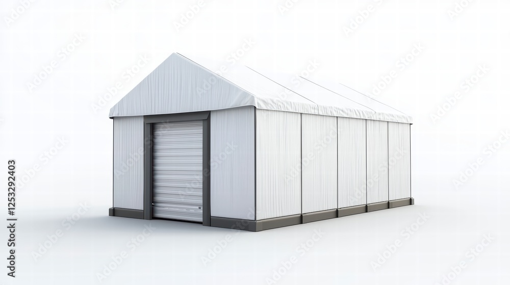 Poster modern structure: a simple, clean, modern structure that stands as a testament to the fusion of func