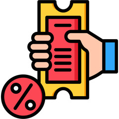 Discount Coupon Icon