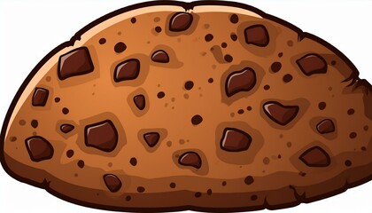 cookie crumble bite biscuit oatmeal tasty chip bakery sweet dessert food cartoon pastry baked snack for breakfast chocolate cake with crumb