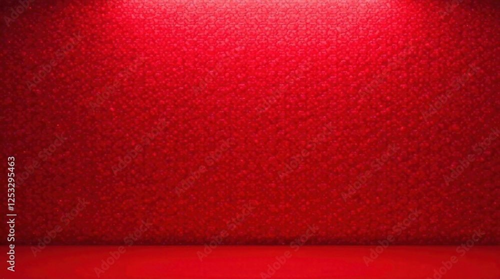 Poster crimson textured background with subtle lighting and a smooth floor