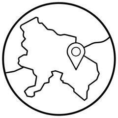 Custom Geographic Line Art Vectors