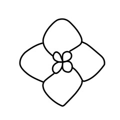 Flowers flat line icons