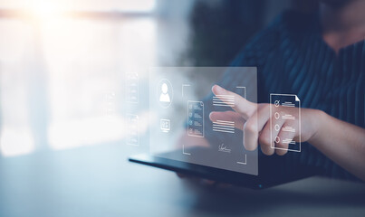 Online documentation database and process automation to efficiently manage files,Corporate business technology.Document Management System.