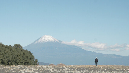 Distant View of Mount Fuji