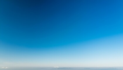 clear blue sky with no clouds