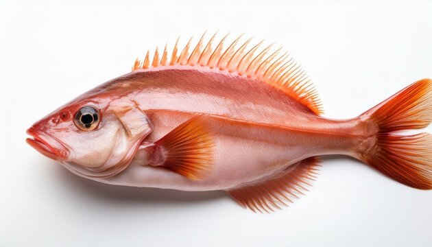 spiny dogfish on white background