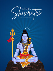 Maha Shivaratri Social Media Post Design